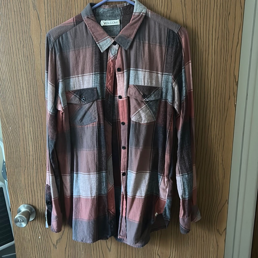 Volcom Plaid Button Down